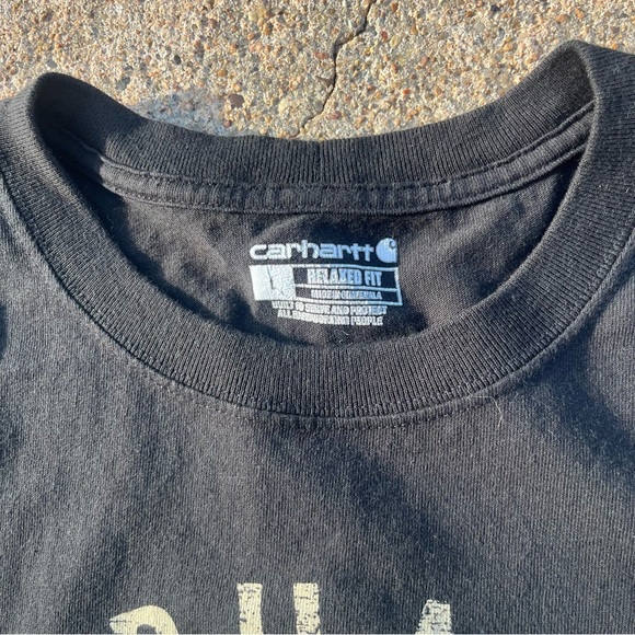 Carhartt Black and Green Graphic Tee - Picture 4 of 5